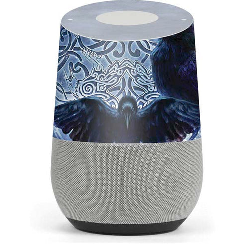 Brigid Ashwood Celtic Raven Google Home Skin