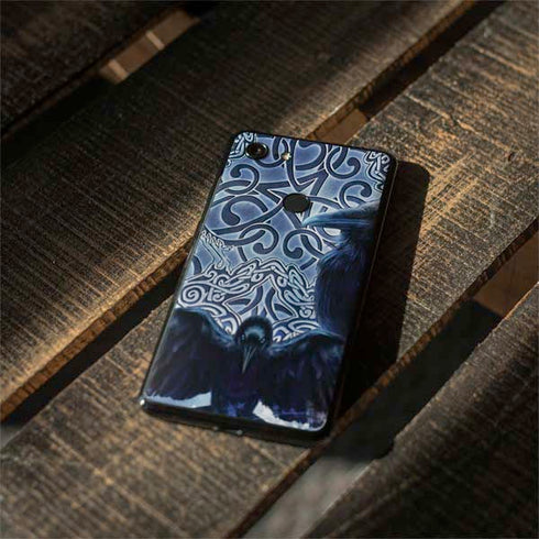 Brigid Ashwood Celtic Raven Google Pixel 3 Skin