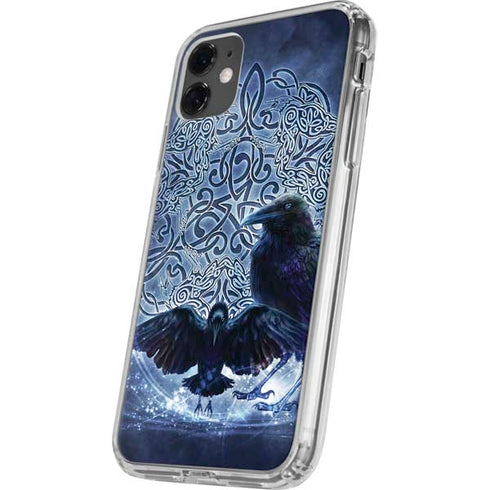 Celtic Raven by Brigid Ashwood iPhone 11 Clear Case
