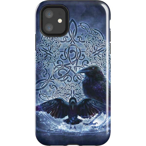 Brigid Ashwood Celtic Raven iPhone 11 Impact Case