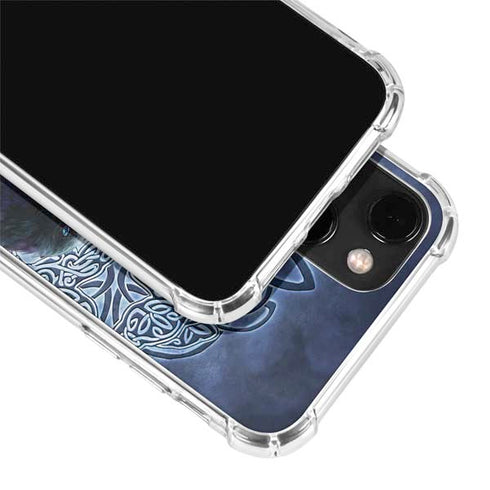 Brigid Ashwood Celtic Raven iPhone 14 Plus Clear Case