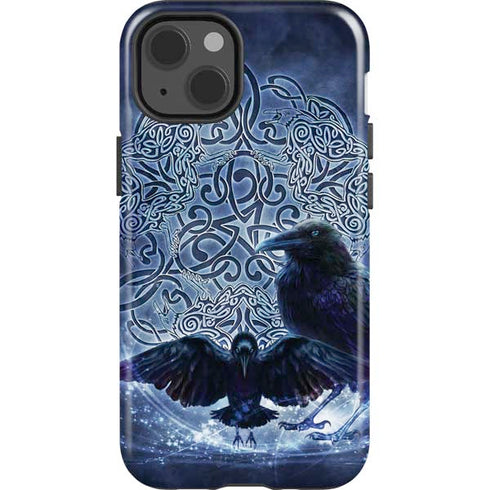 Celtic Raven by Brigid Ashwood iPhone 15 Impact Case