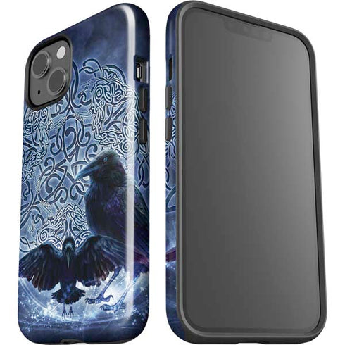 Celtic Raven by Brigid Ashwood iPhone 15 Impact Case