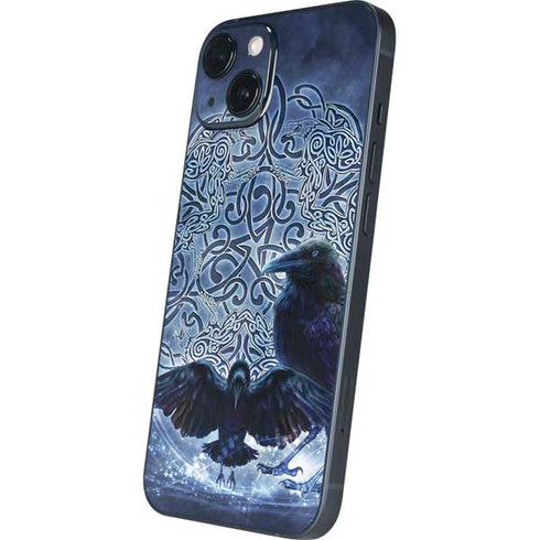 Celtic Raven by Brigid Ashwood iPhone 15 Plus Skin