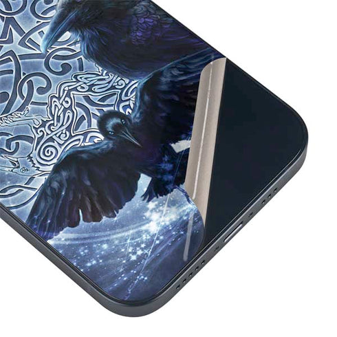 Brigid Ashwood Celtic Raven iPhone 14 Plus Skin