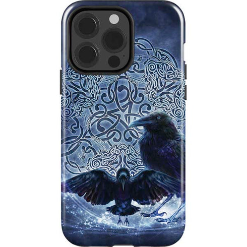 Brigid Ashwood Celtic Raven iPhone 14 Pro Impact Case