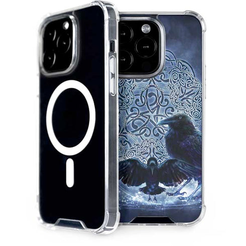 Celtic Raven by Brigid Ashwood iPhone 15 Pro MagSafe Case