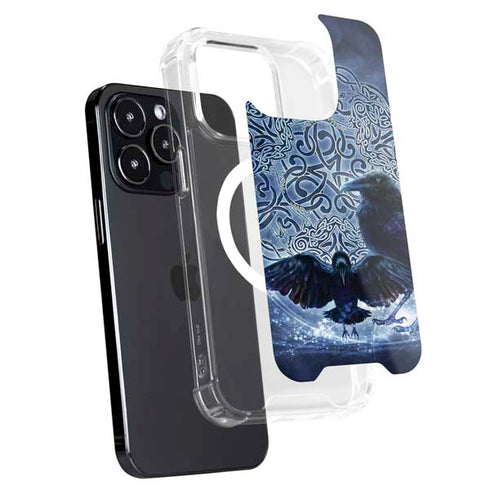 Celtic Raven by Brigid Ashwood iPhone 15 Pro MagSafe Case