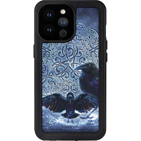 Brigid Ashwood Celtic Raven iPhone 14 Pro Max Waterproof Case