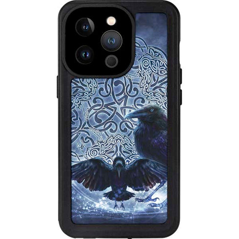Brigid Ashwood Celtic Raven iPhone 14 Pro Waterproof Case