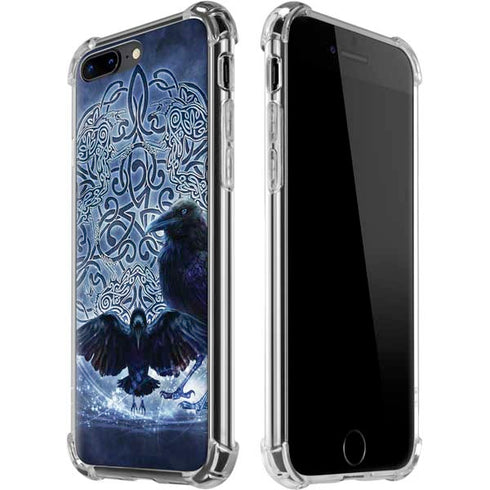 Celtic Raven by Brigid Ashwood iPhone 7/8 Plus Clear Case