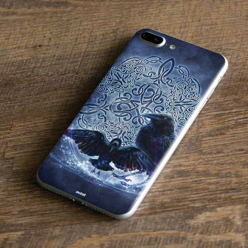 Brigid Ashwood Celtic Raven iPhone 8 Plus Skin