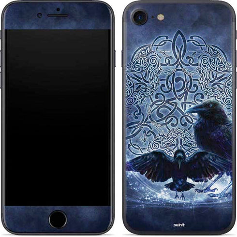 Brigid Ashwood Celtic Raven iPhone 8 Skin