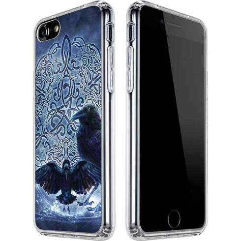 Brigid Ashwood Celtic Raven iPhone SE (2nd & 3rd Gen) Clear Case