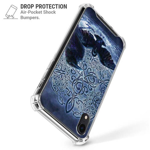 Celtic Raven by Brigid Ashwood iPhone XR Clear Case