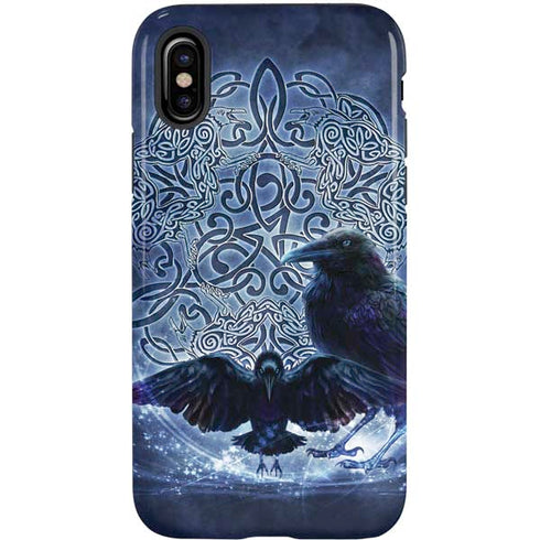 Brigid Ashwood Celtic Raven iPhone XS Pro Case