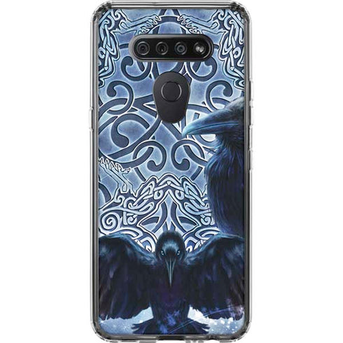 Celtic Raven by Brigid Ashwood LG K51/Q51 Clear Case
