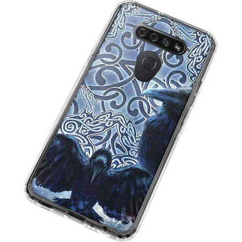 Celtic Raven by Brigid Ashwood LG K51/Q51 Clear Case