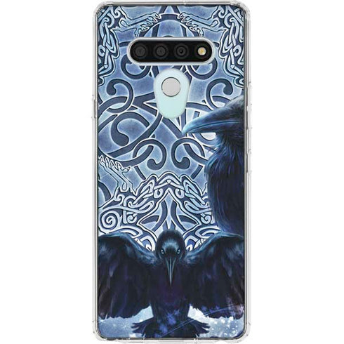 Celtic Raven by Brigid Ashwood LG Stylo 6 Clear Case