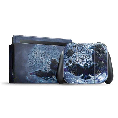 Brigid Ashwood Celtic Raven Nintendo Switch Bundle Skin