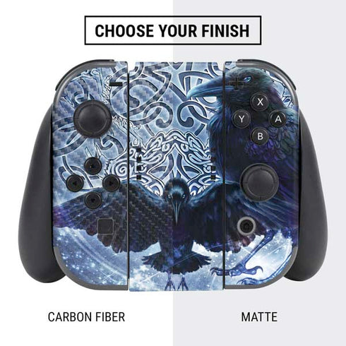 Brigid Ashwood Celtic Raven Nintendo Switch Bundle Skin