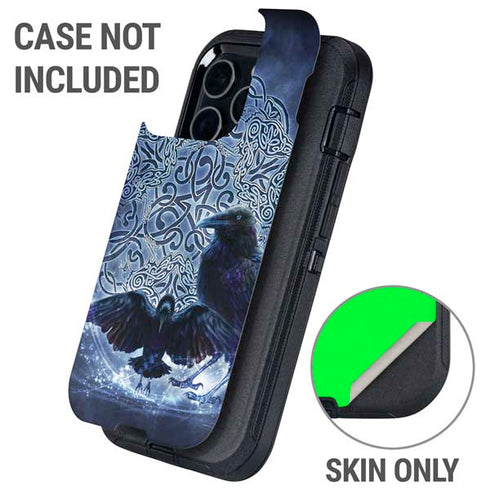 Celtic Raven by Brigid Ashwood Otterbox Defender iPhone Skin