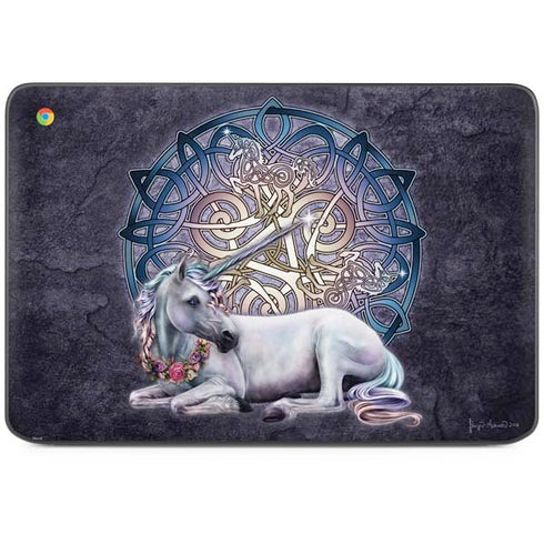 Celtic Unicorn by Brigid Ashwood HP Chromebook Skin