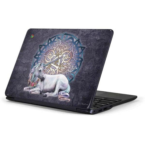 Brigid Ashwood Celtic Unicorn Samsung Chromebook Skin