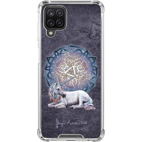 Brigid Ashwood Celtic Unicorn Galaxy A12 Clear Case