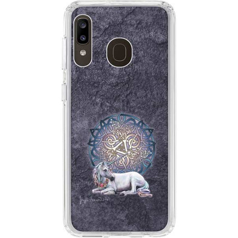 Brigid Ashwood Celtic Unicorn Galaxy A20 Clear Case