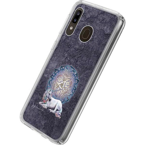 Brigid Ashwood Celtic Unicorn Galaxy A20 Clear Case