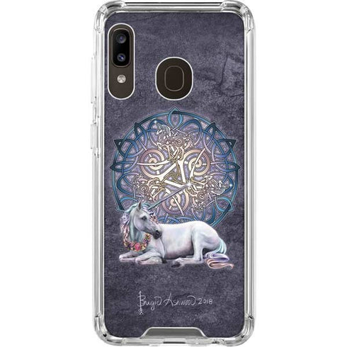 Brigid Ashwood Celtic Unicorn Galaxy A30 Clear Case