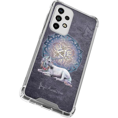Brigid Ashwood Celtic Unicorn Galaxy A53 5G Clear Case