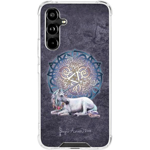 Celtic Unicorn by Brigid Ashwood Galaxy A54 5G Clear Case