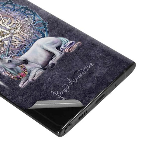 Brigid Ashwood Celtic Unicorn Galaxy Note 10 Plus Skin