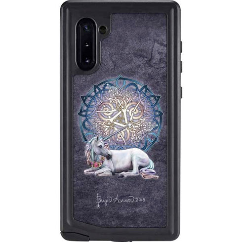 Brigid Ashwood Celtic Unicorn Galaxy Note 10 Waterproof Case