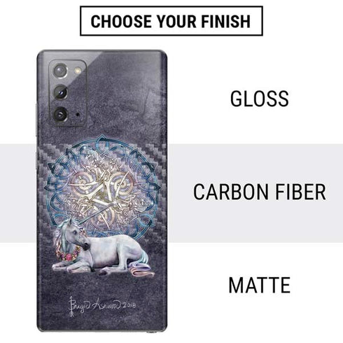 Brigid Ashwood Celtic Unicorn Galaxy Note20 5G Skin