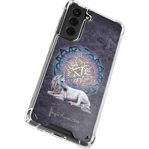 Brigid Ashwood Celtic Unicorn Galaxy S21 5G Clear Case