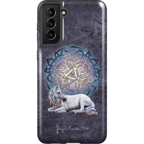 Brigid Ashwood Celtic Unicorn Galaxy S21 FE Pro Case