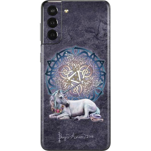 Brigid Ashwood Celtic Unicorn Galaxy S21 Plus 5G Skin