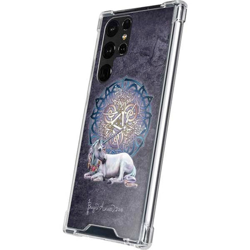 Brigid Ashwood Celtic Unicorn Galaxy S22 Ultra Clear Case