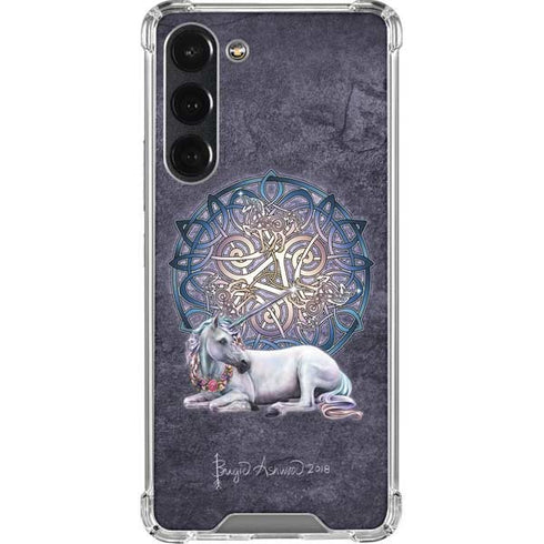 Brigid Ashwood Celtic Unicorn Galaxy S23 Plus Clear Case