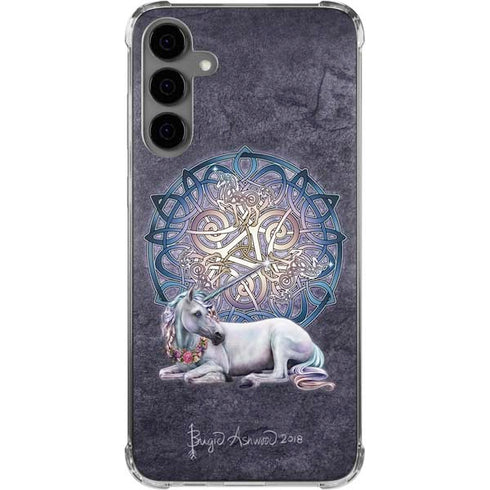 Celtic Unicorn by Brigid Ashwood Galaxy S24 Plus Clear Case