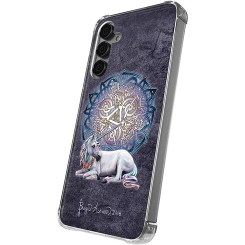 Celtic Unicorn by Brigid Ashwood Galaxy S24 Plus Clear Case