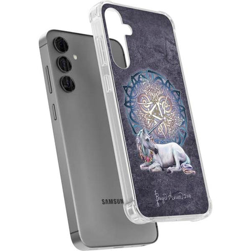 Celtic Unicorn by Brigid Ashwood Galaxy S24 Plus Clear Case