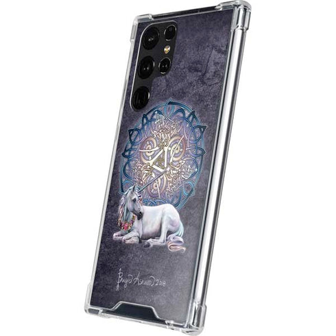 Celtic Unicorn by Brigid Ashwood Galaxy S24 Ultra Clear Case