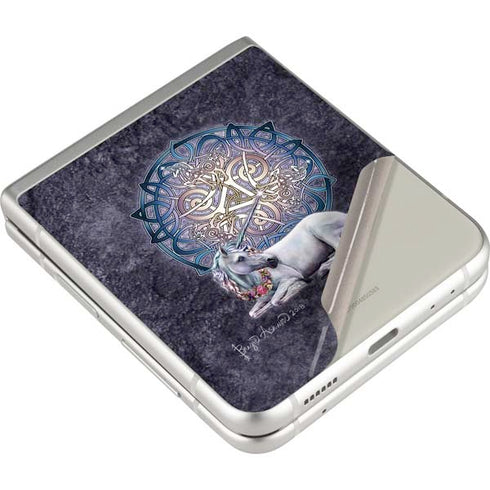 Brigid Ashwood Celtic Unicorn Galaxy Z Flip3 5G Skin