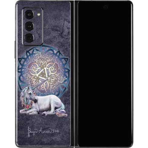 Brigid Ashwood Celtic Unicorn Galaxy Z Fold2 5G Skin