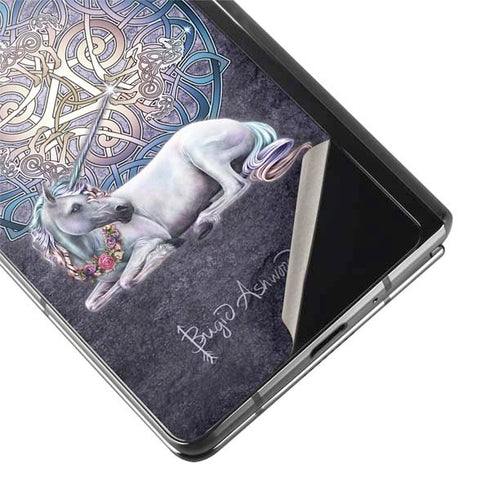 Brigid Ashwood Celtic Unicorn Galaxy Z Fold2 5G Skin