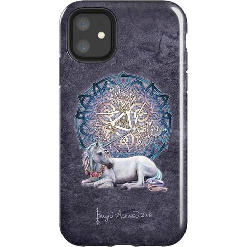 Brigid Ashwood Celtic Unicorn iPhone 11 Impact Case